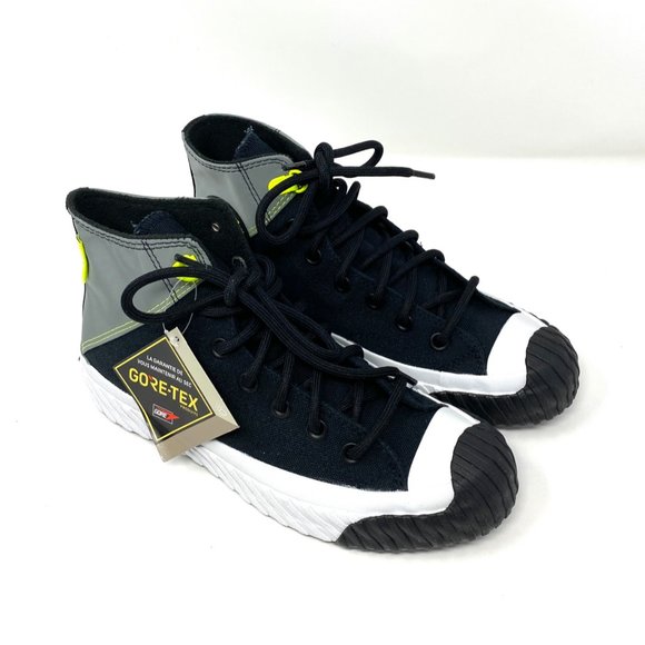 Converse CHUCK 70 BOSEY GTX Sneakers Women's High Black Canvas Limestone 169361C - Picture 4 of 8
